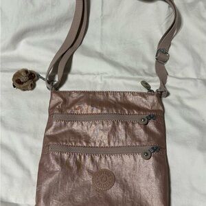 Kipling Shimmering Rose Crossbody Bag